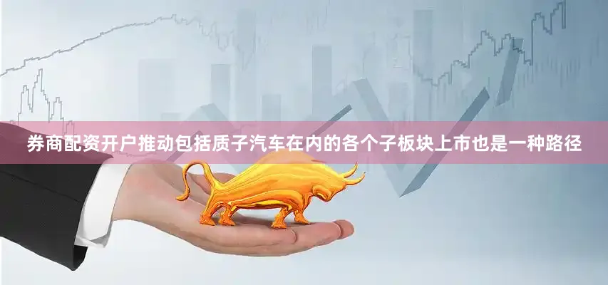 券商配资开户推动包括质子汽车在内的各个子板块上市也是一种路径