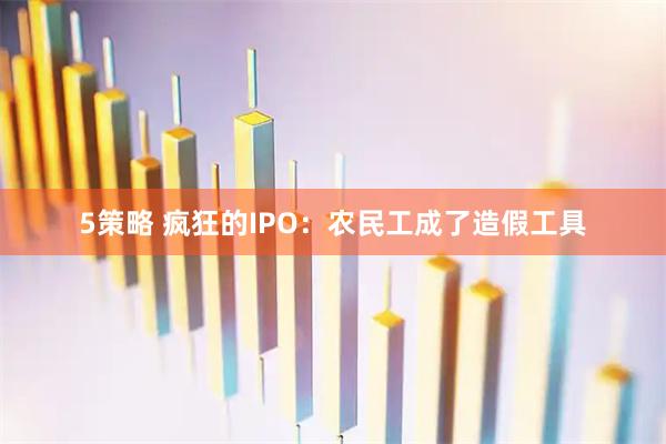 5策略 疯狂的IPO：农民工成了造假工具